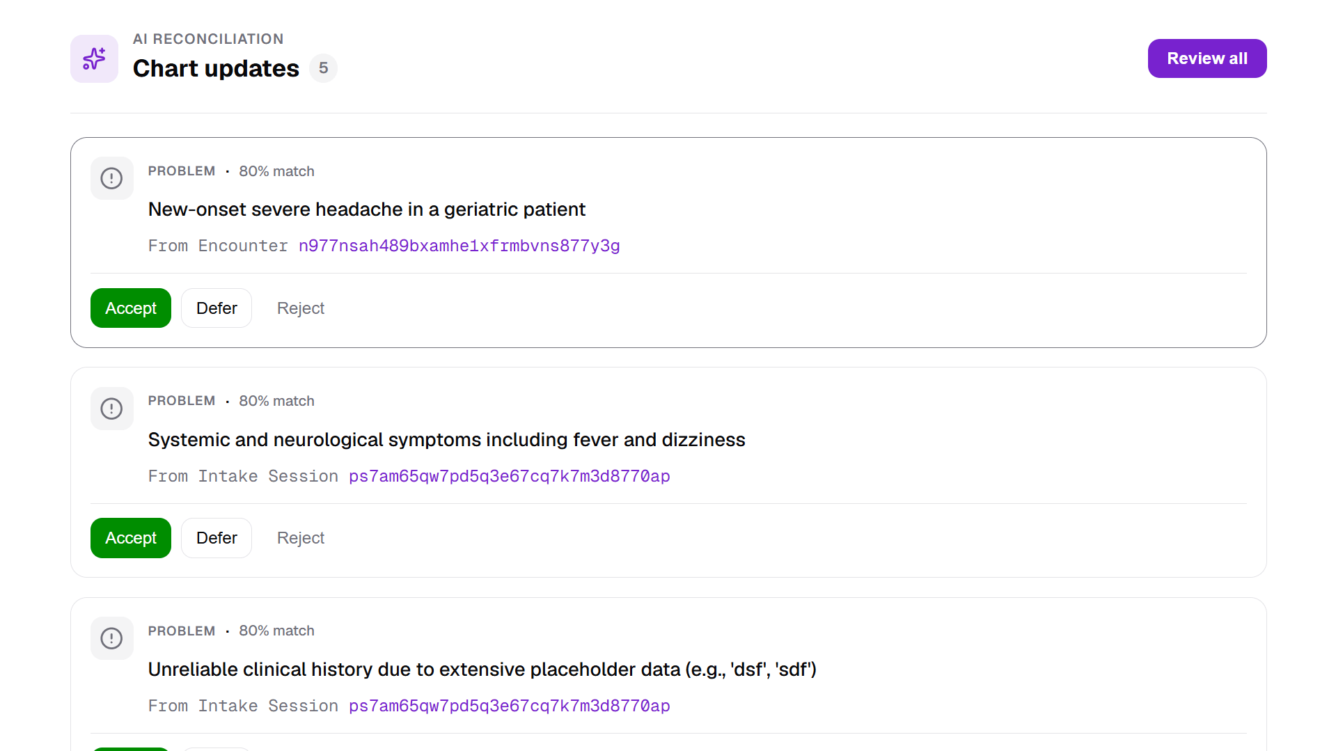 ZScribe shared task queue for follow-up work across the care team
